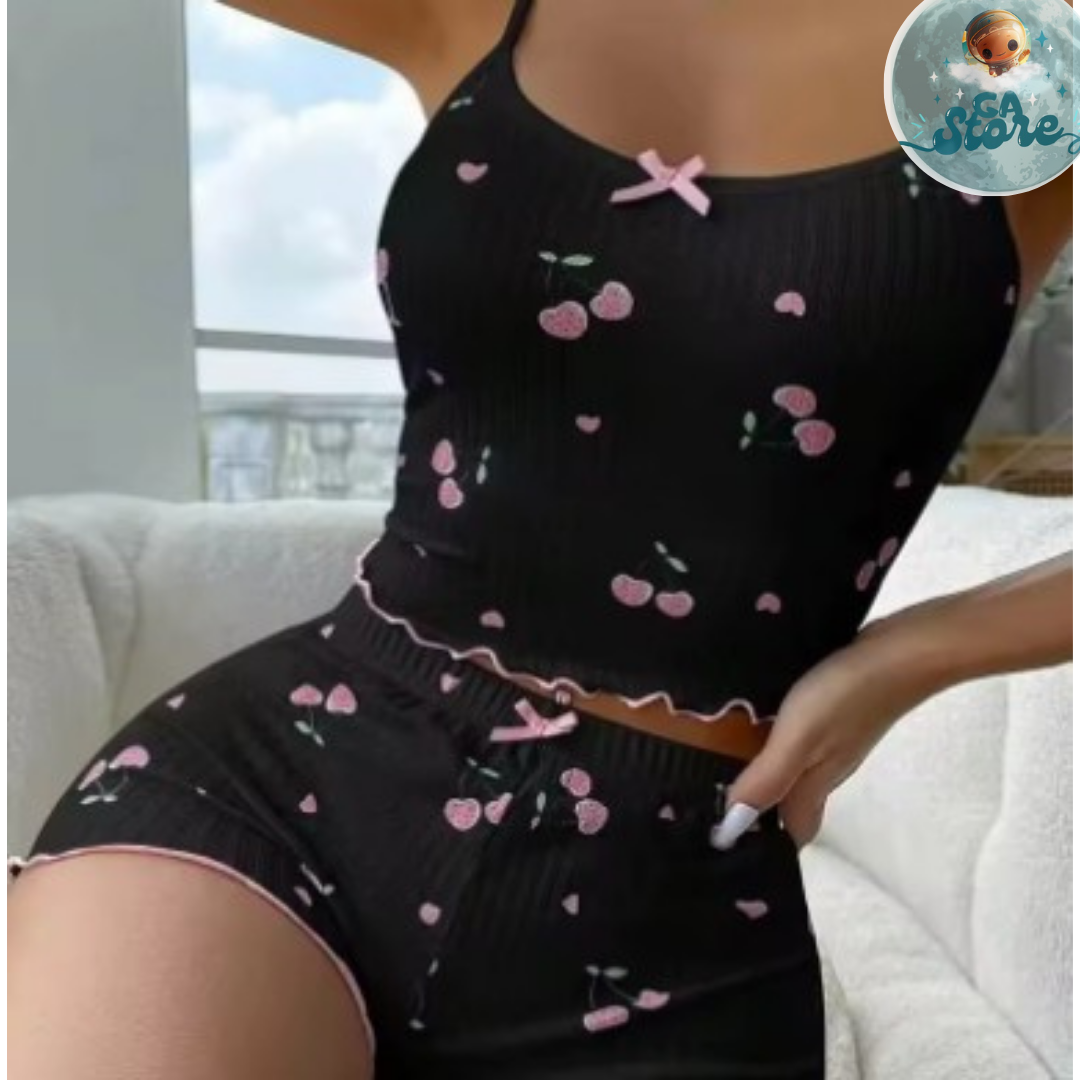 Pijamas Conjunto CherryDream Sexy Mujer