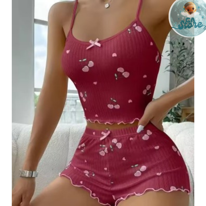Pijamas Conjunto CherryDream Sexy Mujer